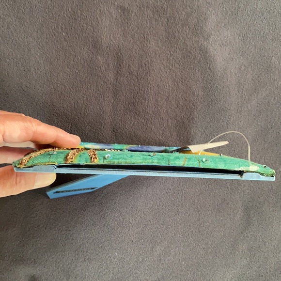 Photo Frame by Christiana Beaded Silk Brand New - Picture 5 of 12